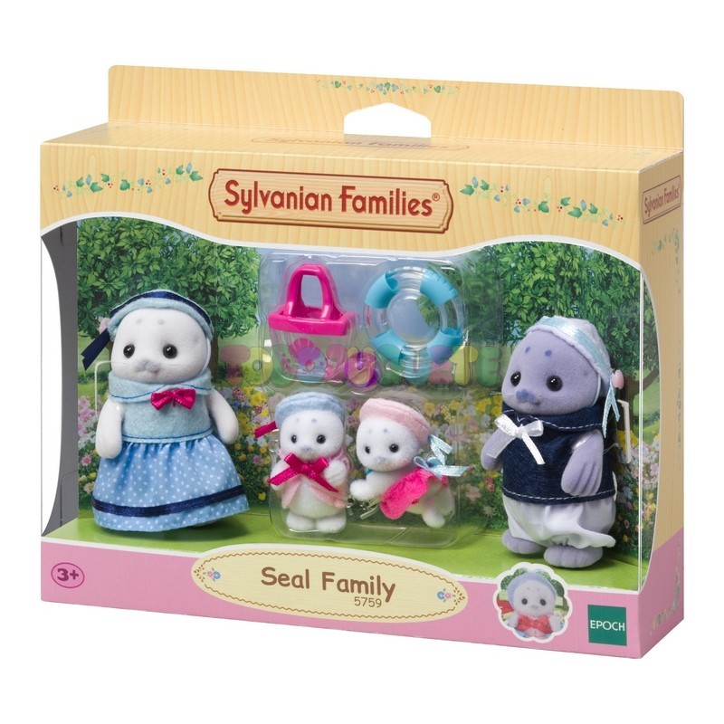 Sylvanian Families Familia de Focas.