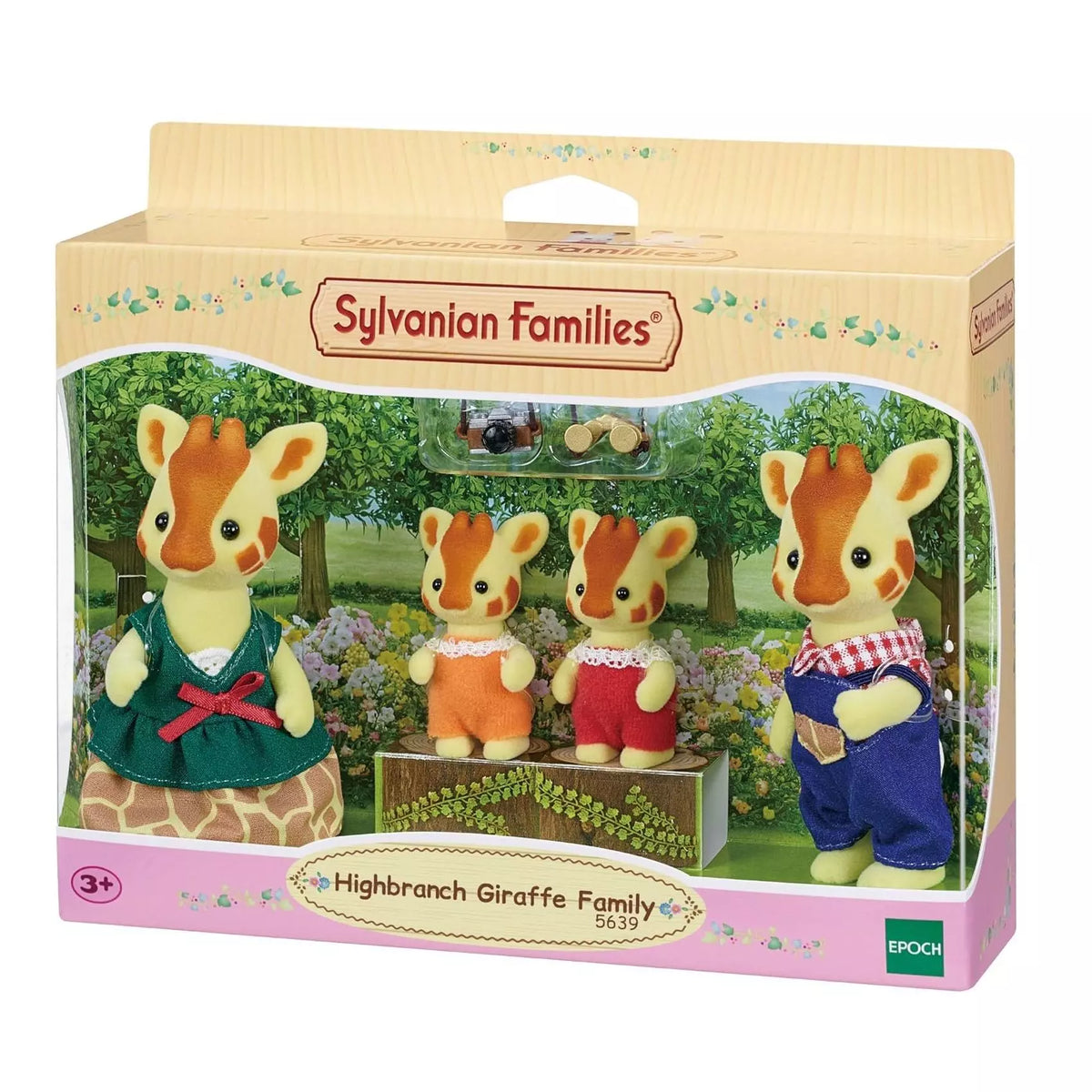 Sylvanian Families Familia de Jirafas de Rama Alta.