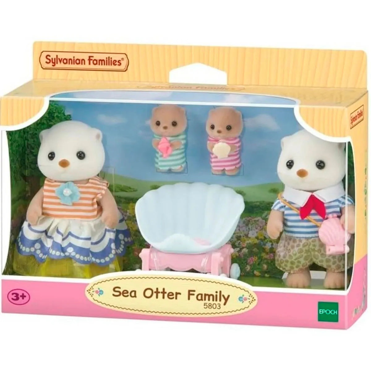 Sylvanian Families Familia de Nutrias Marinas.