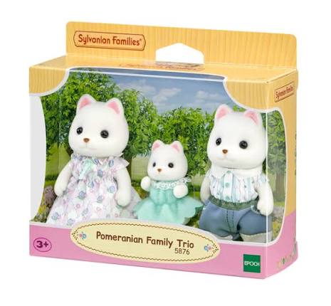 Sylvanian Families Familia de Pomeranian.