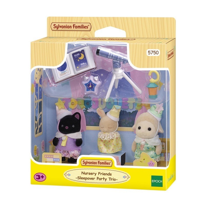 Sylvanian Families Fiesta de Pijama Amigos.