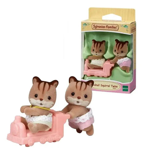 Sylvanian Families Gemelos Ardilla Nueces.
