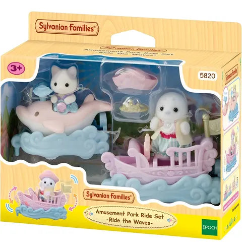 Sylvanian Families Juego de Parque de Atracciones Surfea las Olas.