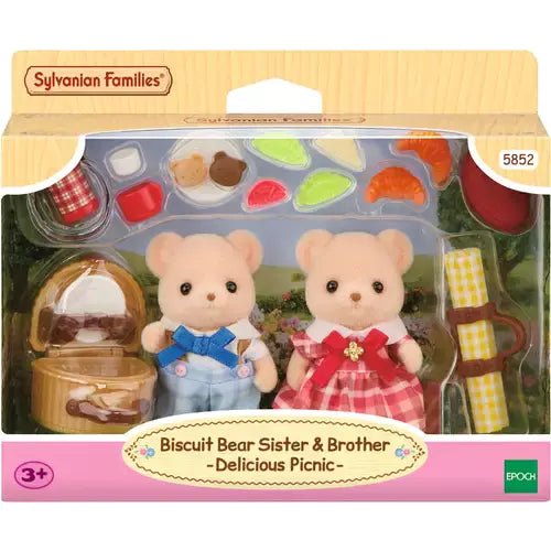 Sylvanian Families Ositos Hermanos en Picnic.