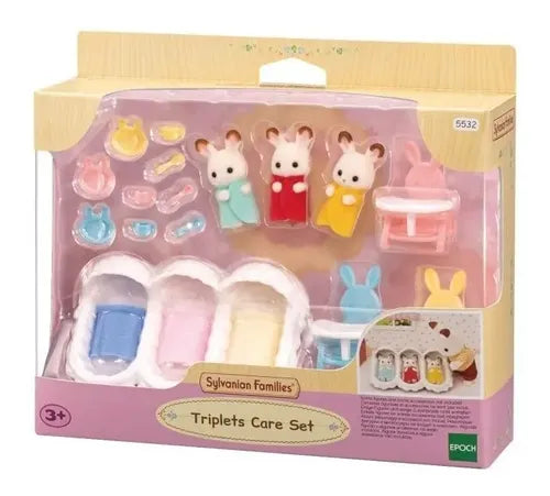 Sylvanian Families Set de Cuidado para Trillizos.