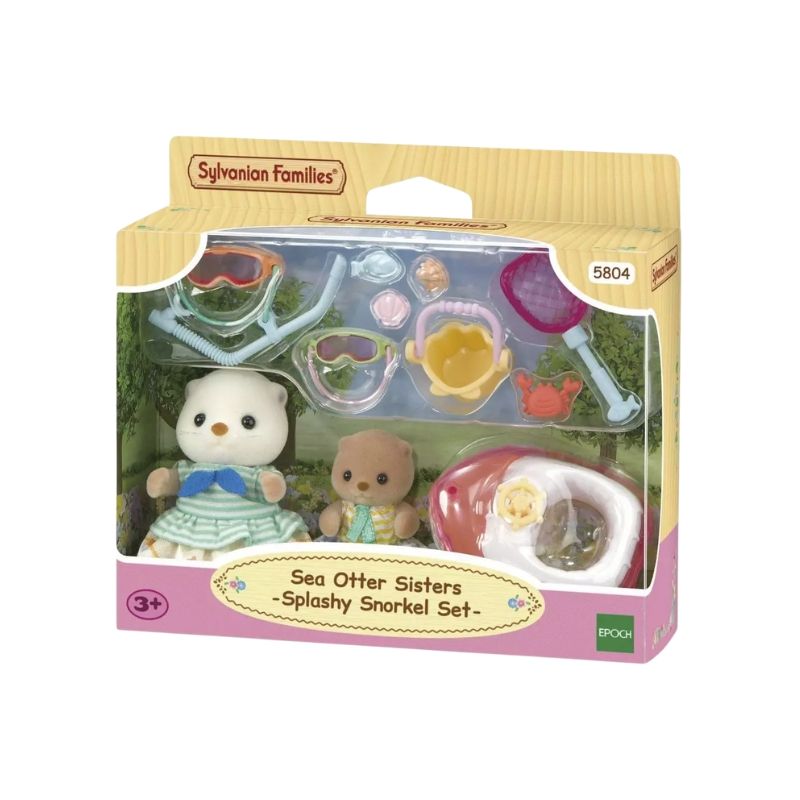 Sylvanian Families  Set de Esnórquel «Splashy» de las Hermanas Nutria Marina.
