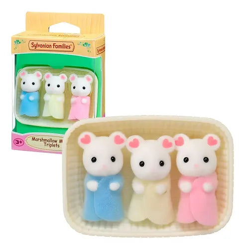 Sylvanian Families Trillizos Ratón Marshmallow.