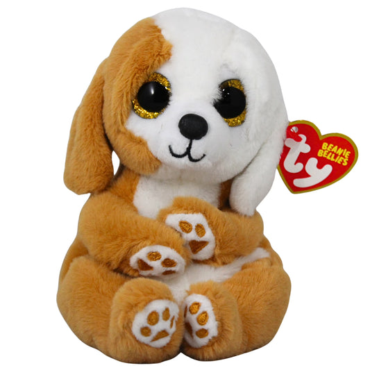 Peluche TY Beanie Bellies Perro Ruggles.