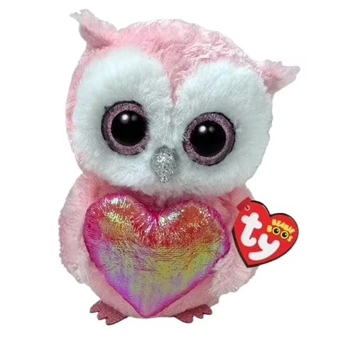Peluche TY Beanie Boos Búho Whisper.