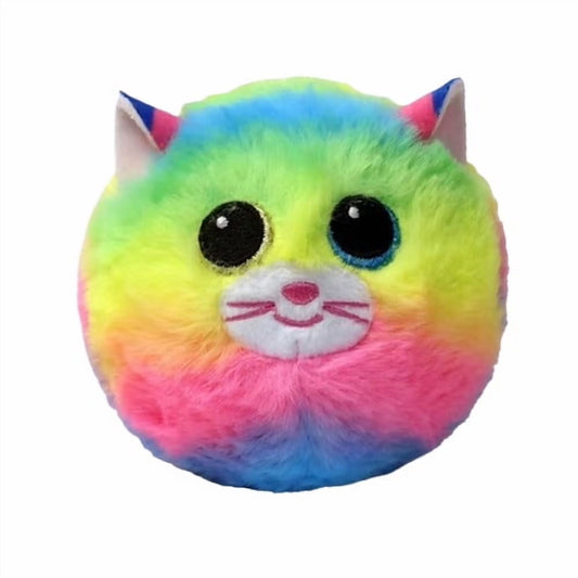 Bola de Peluche TY Beanie Bouncers Gato Multicolor Gemma.