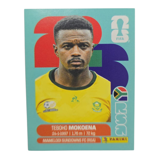 Teboho Mokoena RSA 11 Mundial 2026 Panini.