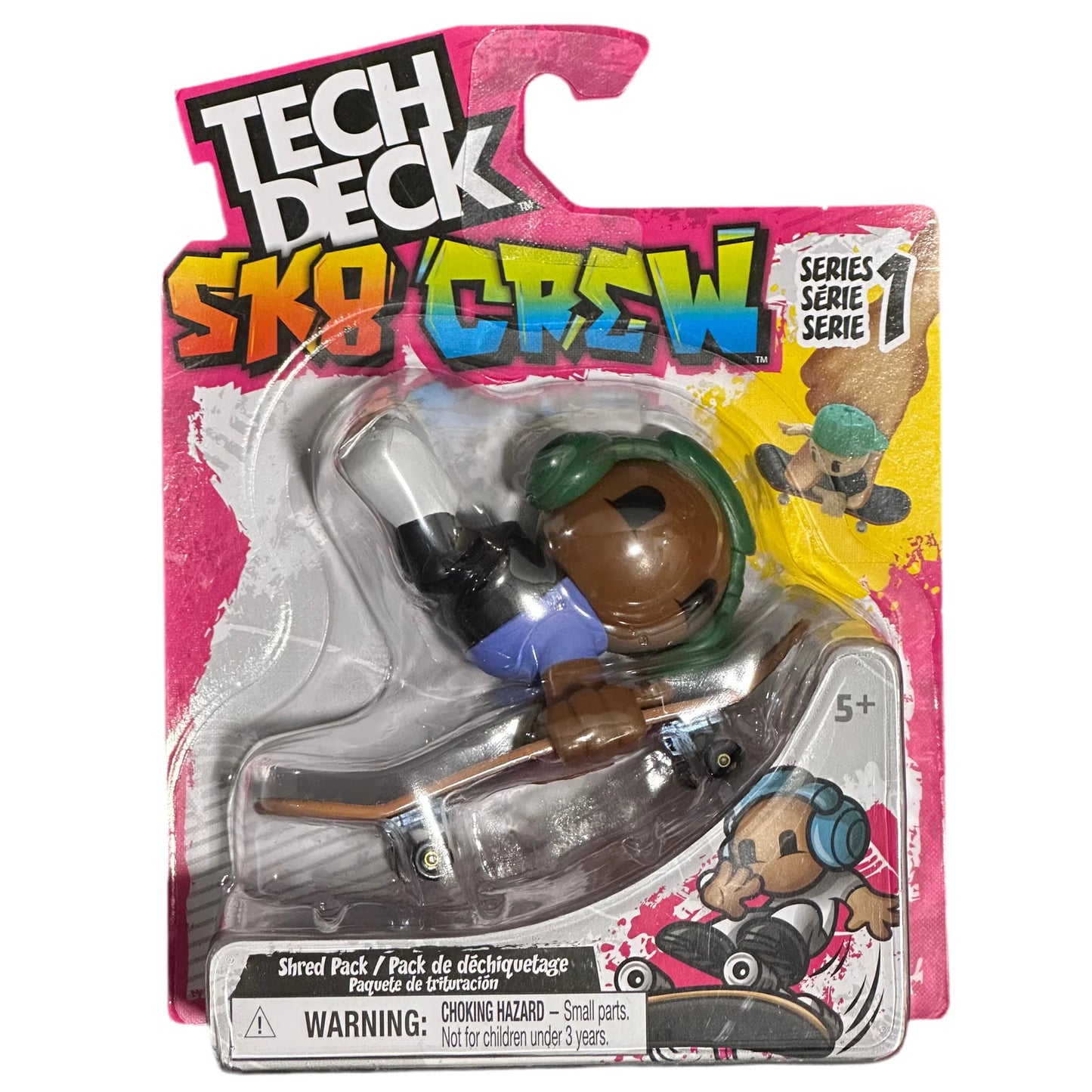 Tech Deck SK8 Crew Serie 1 Shred Pack.