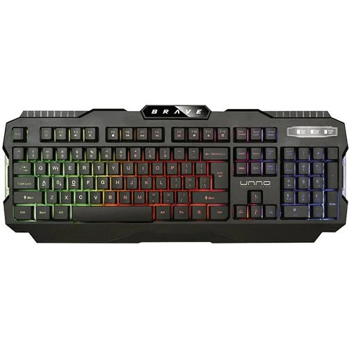 Teclado UNNO Tekno BRAVE KB6781BK.