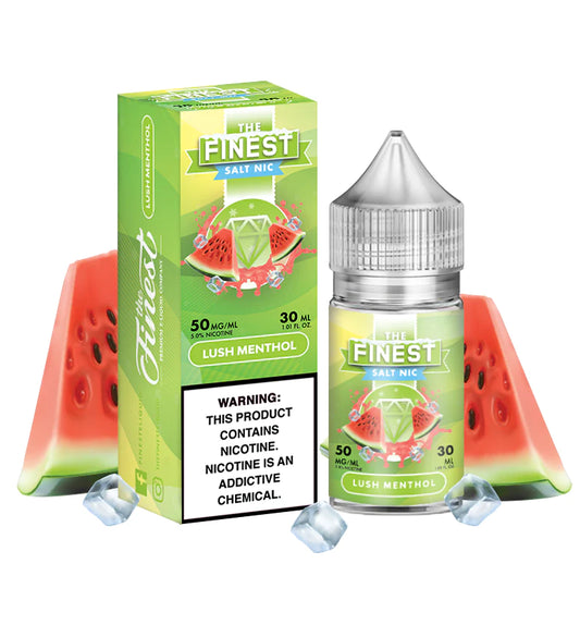 The Finest Salt Lush Menthol 30mg y 50mg.