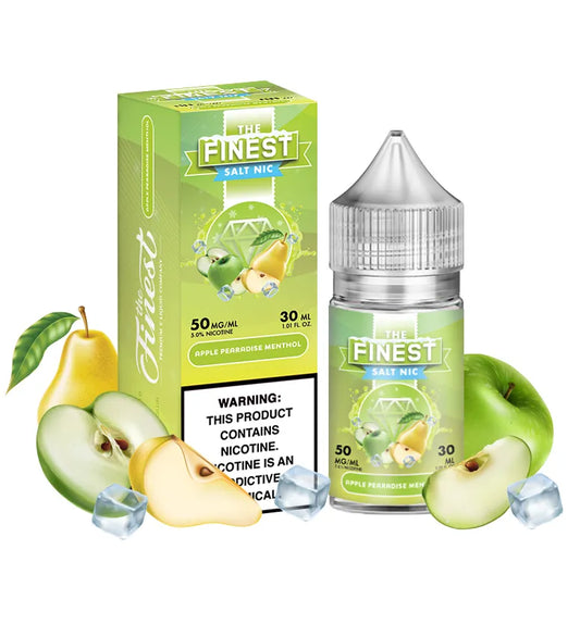 The Finest Salt Apple Pearadise Menthol 30mg y 50mg.