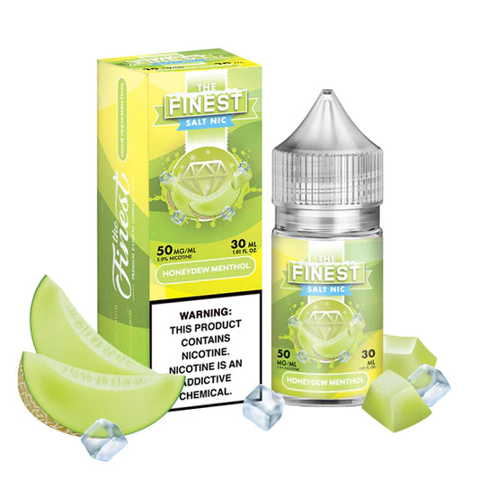 The Finest Salt Honeydew Menthol 30mg y 50mg.