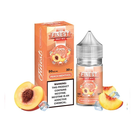 The Finest Salt Peach Menthol 30mg y 50mg.