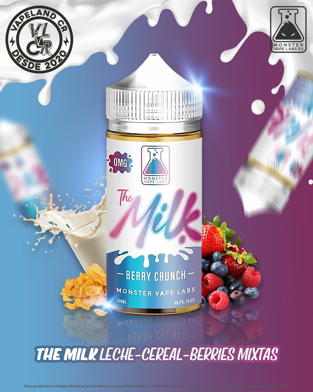 The Milk Berry Crunch 3mg.