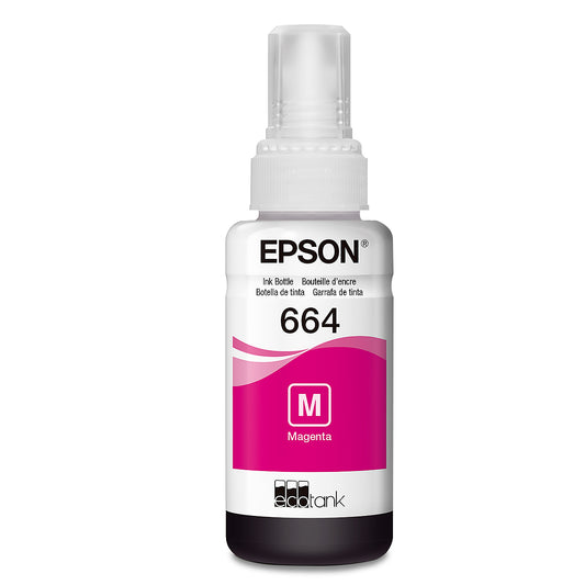 Tinta para Impresora EPSON Magenta 664.