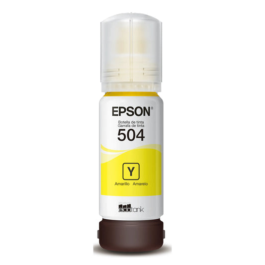 Tinta para Impresora EPSON Yellow 504.