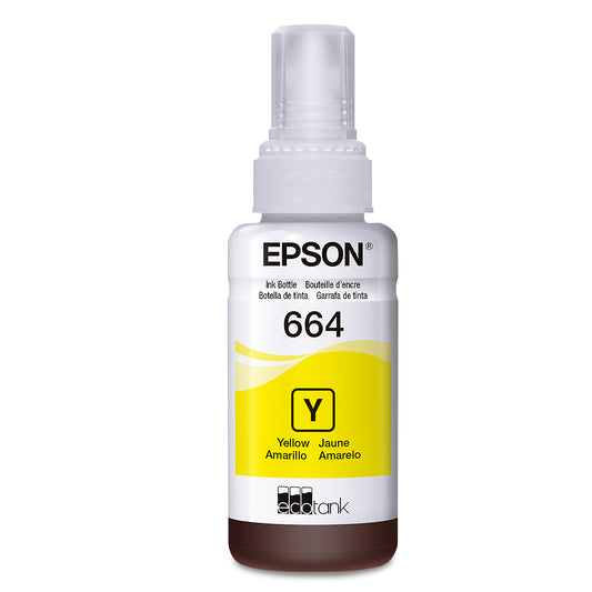 Tinta para Impresora EPSON Yellow 664.