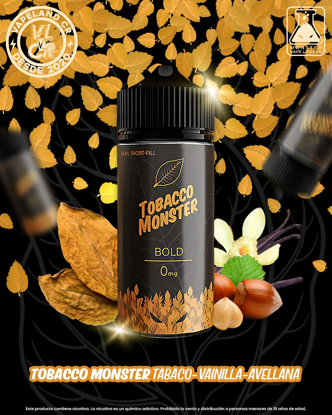 Tobacco Monster Bold 3mg.