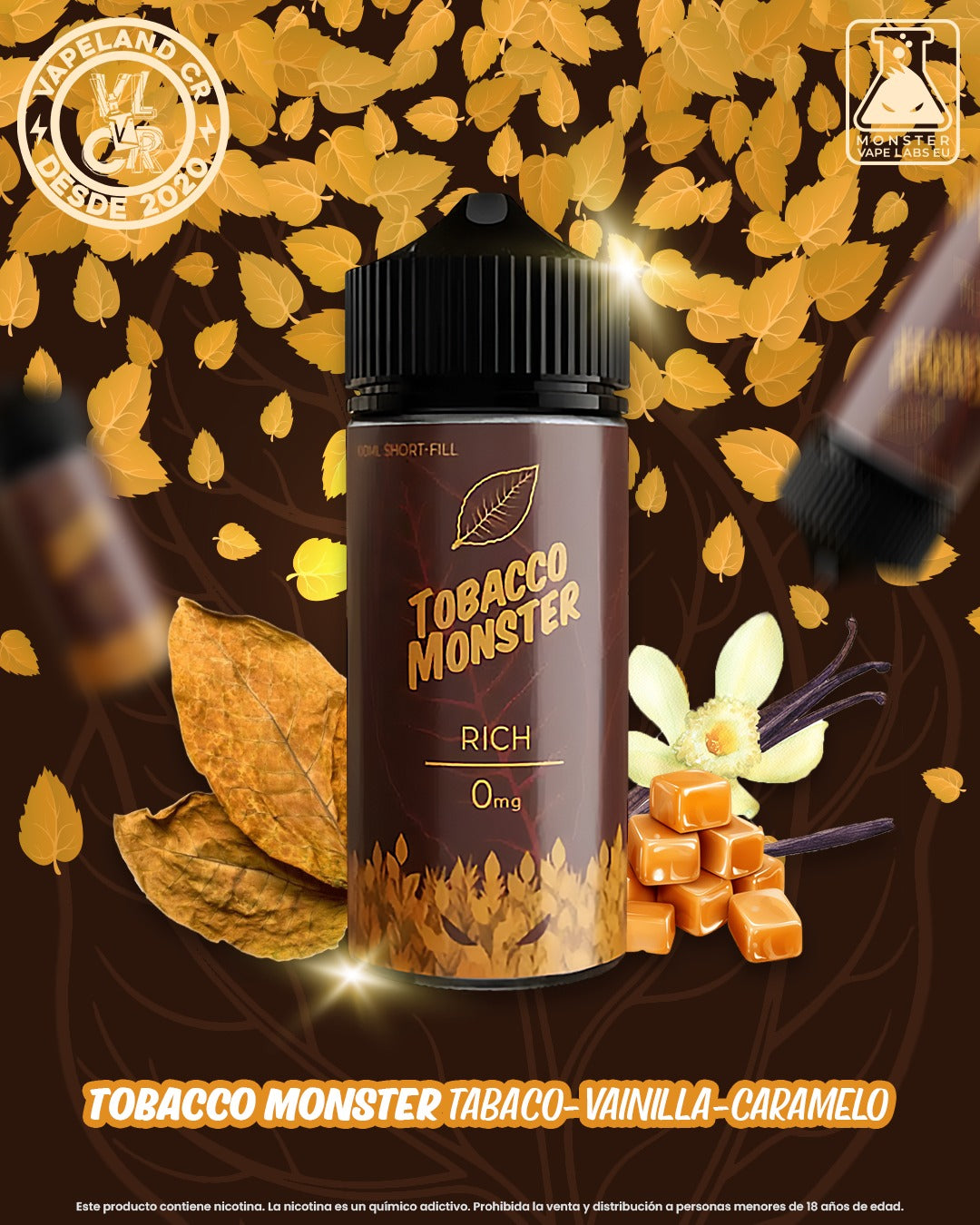 Tobacco Monster Rich 3mg.