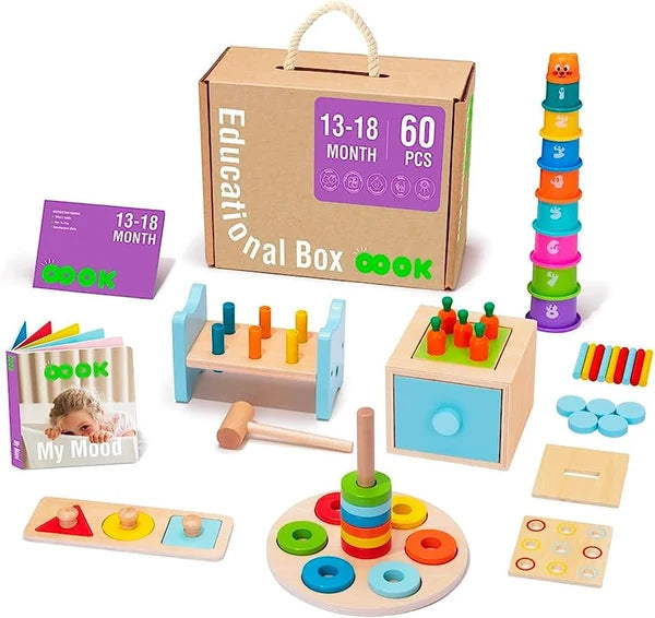 Tookytoy Set de Juegos Sensoriales 59 pcs.