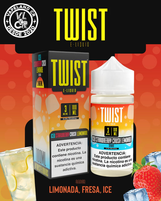 Twist Iced Strawberry Crush Lemonade 3mg y 6mg.