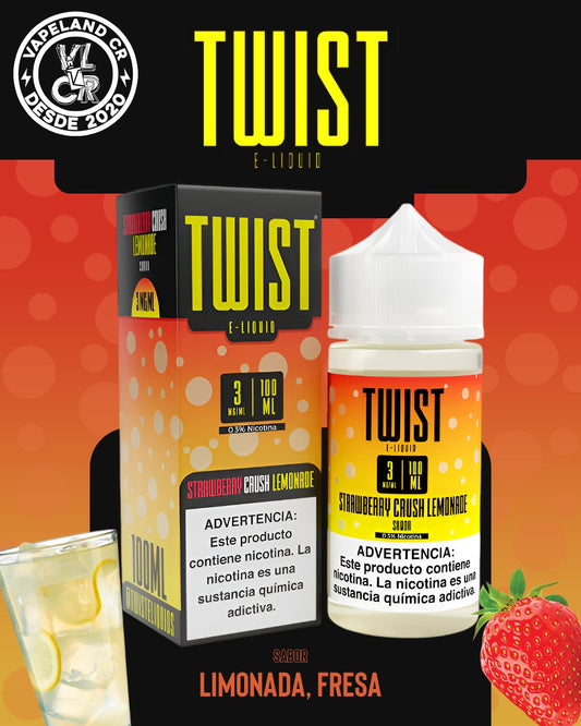 Twist Strawberry Crush Lemonade 3mg y 6mg.