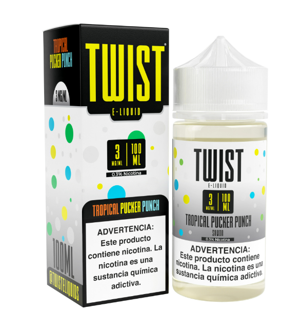 Twist Tropical Pucker Punch 3mg y 6mg.