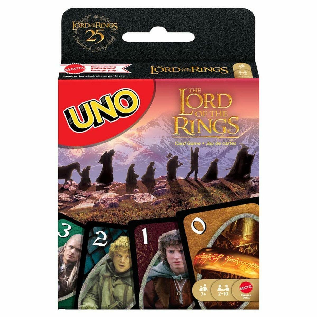 UNO The Lord Of The Rings Mattel.