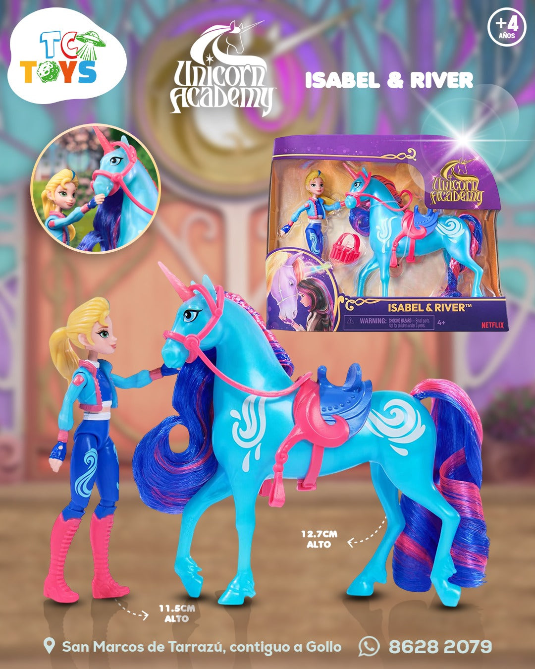 Unicorn Academy Isabel y River Spin Master.