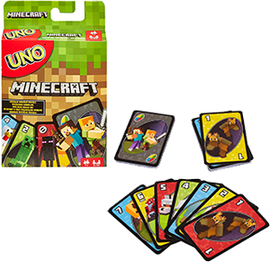 Uno Mattel Minecraft.