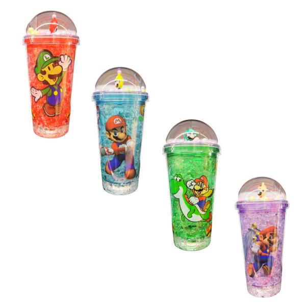Vaso Plástico de Mario Bros.