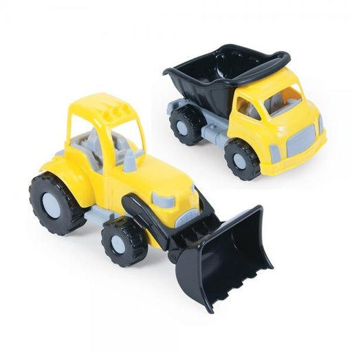 Vagoneta y Excavadora Dolu Set de 2.