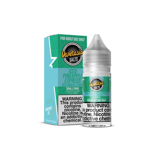 Vapetasia Salts Iced Pineapple Express 24mg.