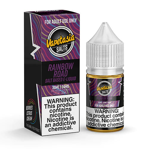 Vapetasia Salts Rainbow Road 24mg.