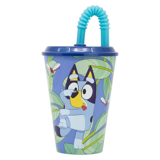 Vaso con Pajilla Bluey 50630.