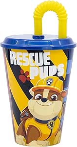 Vaso con Pajilla Paw Patrol 81630.