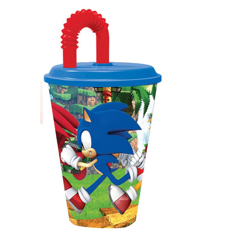 Vaso con Pajilla Sonic 40530.