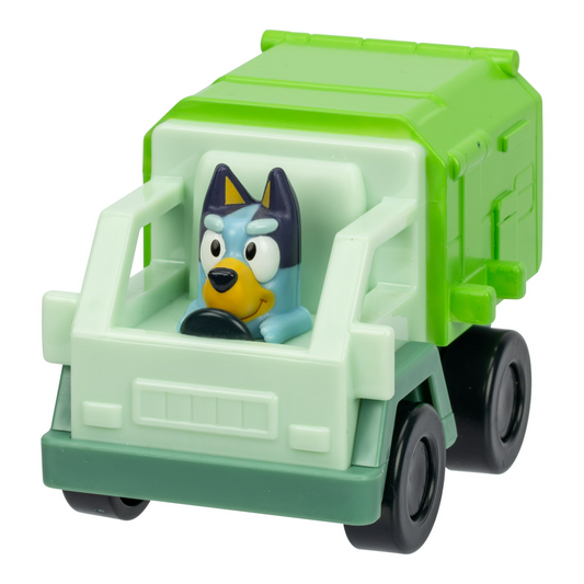 Vehículo Bluey Camión de Basura Pequeño Moose.