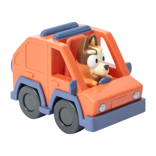 Vehículo Bluey Carro Naranja Pequeño Moose.