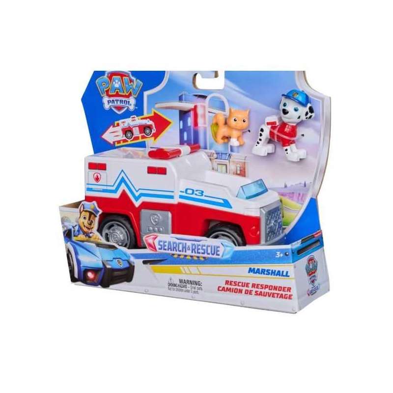 Vehículo Paw Patrol Search y Rescue Marshall Spin Master.