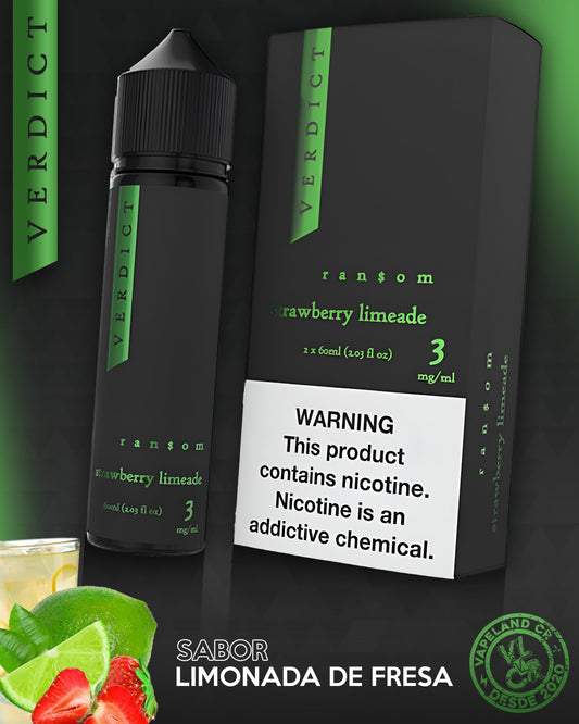 Verdict Strawberry Limeade 3mg y 6mg.