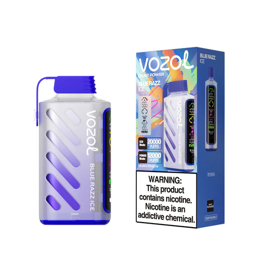 Vozol Blue Razz Ice 20000 puffs.