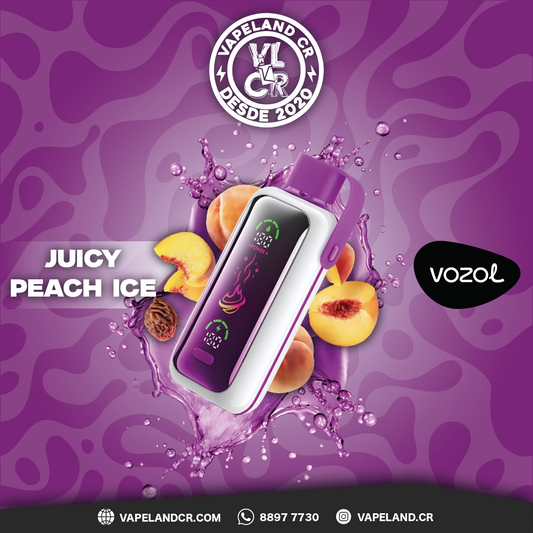 Vozol Star Juicy Peach Ice 20000 puffs.