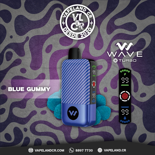 WAVE Turbo Blue Gummy 25000 puffs.