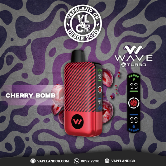 WAVE Turbo Cherry Bomb 25000 puffs.
