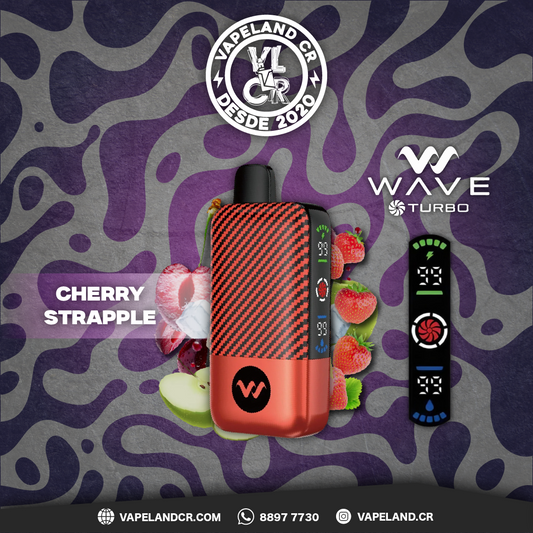 WAVE Turbo Cherry Strapple 25000 puffs.